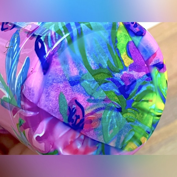 LAST ONE Lilly Pulitzer Metal Tumbler  in Mermaid in the Shade NWT - Picture 8 of 10